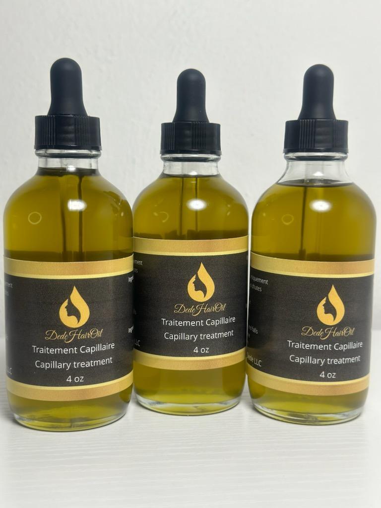 3x (100% All-Natural Hair Oil-4OZ)